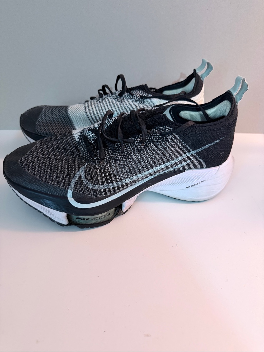 Nike Air Zoom SuperRep Flyknit Black White Training Shoes Women’s 9.5 EUC - Picture 2 of 5
